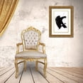 thumbnail image 3 of Sawall, Anastasia 23x32 Gold Ornate Wood Framed with Double Matting Museum Art Print Titled - Black abstract Stroke, 3 of 4