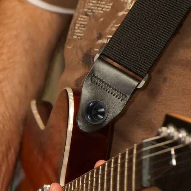 CRAFTHROU 12Ud Botones De Para Correa De Guitarra Con Instalación Fácil Para Músicos