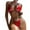 Black, variant on WXLWZYWL Swimsuit Plus Size Women's Print Swimwear Two-piece Slim Swimsuit Bikini Straped Swimsuits