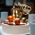thumbnail image 5 of Happy Anniversary Cake Topper, by Fbrtsba (6 Count), 5 of 6