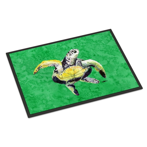 Carolines Treasures 8671MAT Turtle Doormat 18x27 27"L x 18"W multicolor
