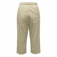 thumbnail image 5 of Kelon Women's Casual Pants, Womens Capris with Pockets Loose Fit Casual Capri Pants Dressy Lightweight Ladies Baggy Cargo Pants for Hiking, 2XL, 5 of 5