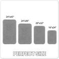 thumbnail image 4 of Bathroom Rugs,24"x43",Non Slip Shower Bath Room,Extra Soft and Absorbent,Bath Mats for Bathroom Floor,Machine Wash Dry Carpet Mat for Tub,24"x43"Gray, 4 of 7