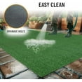 thumbnail image 4 of Artificial Grass Turf 22" x 30" Indoor Outdoor Faux Grass Rug with Drainage Holes, Customizable with Extra Long Size Options, Perfect for Patio Lawn Balcony Weddings Photoshoot Backdrop, 4 of 6