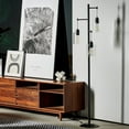 thumbnail image 7 of Industrial Floor Lamp for Living Room, 3 Floor Lamp Hanging Bubble Glass Shade, 7 of 7