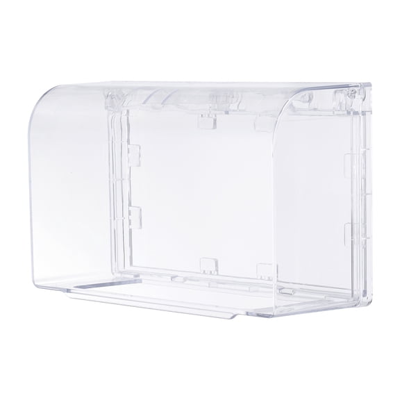 Uxcell 8.27 x 4.72 x 3.15 Inch Outlet Cover Box, Transparent