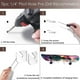 thumbnail image 5 of 1 Pairs Skateboard Wall Mount Acrylic Skate Board Wall Holder Display Rack Indoor Floating Skateboard Storage Holder, 5 of 5