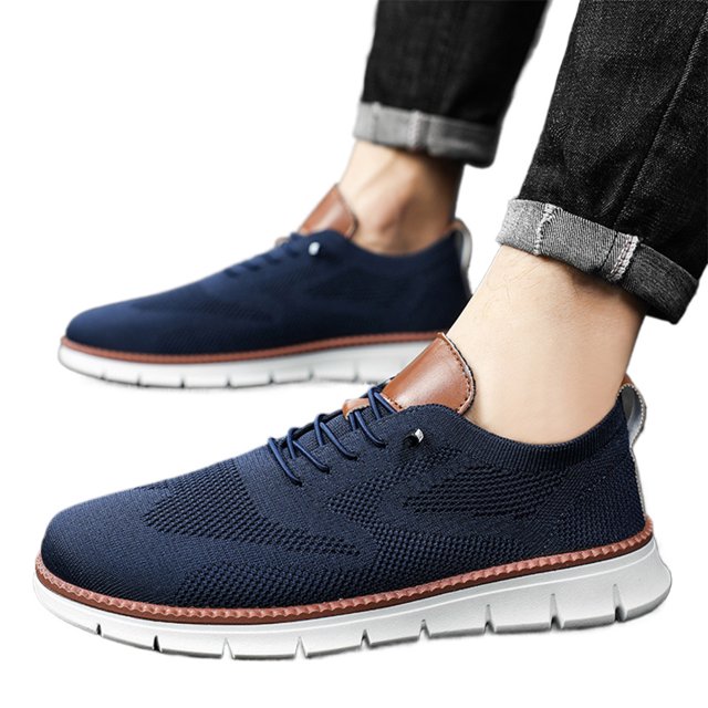 Zapatos para Malla para Hombre Zapatos Casuales para Correr Transpirables para (azul 41)