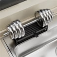 thumbnail image 4 of Stainless Steel Sponge Holder Sink Drain Rack with Drain Tray Kitchen Storage, 4 of 12