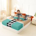 thumbnail image 4 of Manfei Thanksgiving Print Twin Fitted Sheet,Turkey Pattern Bedding,2 Pieces,1 Fitted Sheet and 1 Pillowcase, 4 of 6