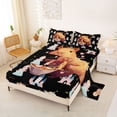 thumbnail image 2 of Erosebridal Ramen Capybara Kid Full Size Sheets, Princess Castle Bed Sheets, 4-Piece, 2 of 5