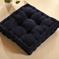 thumbnail image 2 of Seat and Chair Cushion Luxury Breathable Non-Slip Seat Cushion Weather, and Fade Resistant Thicken Cushion Solid Color Soft Chair Floor Cushion for Wheelchair, Car, Office, Home Living， 15x15 Inch, 2 of 6
