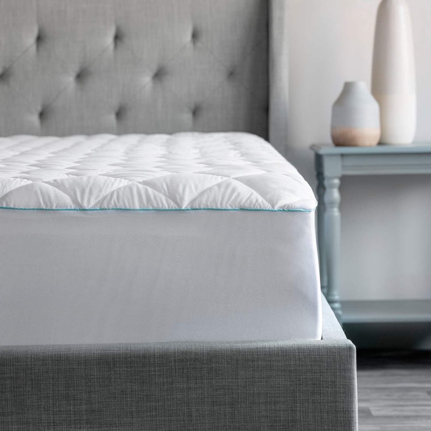 Martha Stewart Everyday Waterproof Mattress Pad- King, White