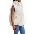 thumbnail image 5 of Fall Winter Sleeveless Women’s Fleece Vest Button Down Casual Hooded Vest Coat, 5 of 6