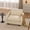 Yellow, variant on Comfy Cloud Corduroy Single Accent Chair with Thick Memory Foam Cushion, Removable Washable Zipper Cover & Plush Arm Pillow, Indoor Leisure Sofa for Bedroom Balcony Living Room, Gray