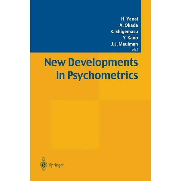 New Developments in Psychometrics: Proceedings of the International Meeting of the Psychometric Society Imps2001. Osaka,, (Paperback)