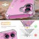 thumbnail image 3 of Funda de teléfono ilnehc para iPhone 16 6.1 con protector de pantalla y lente, 3 of 6