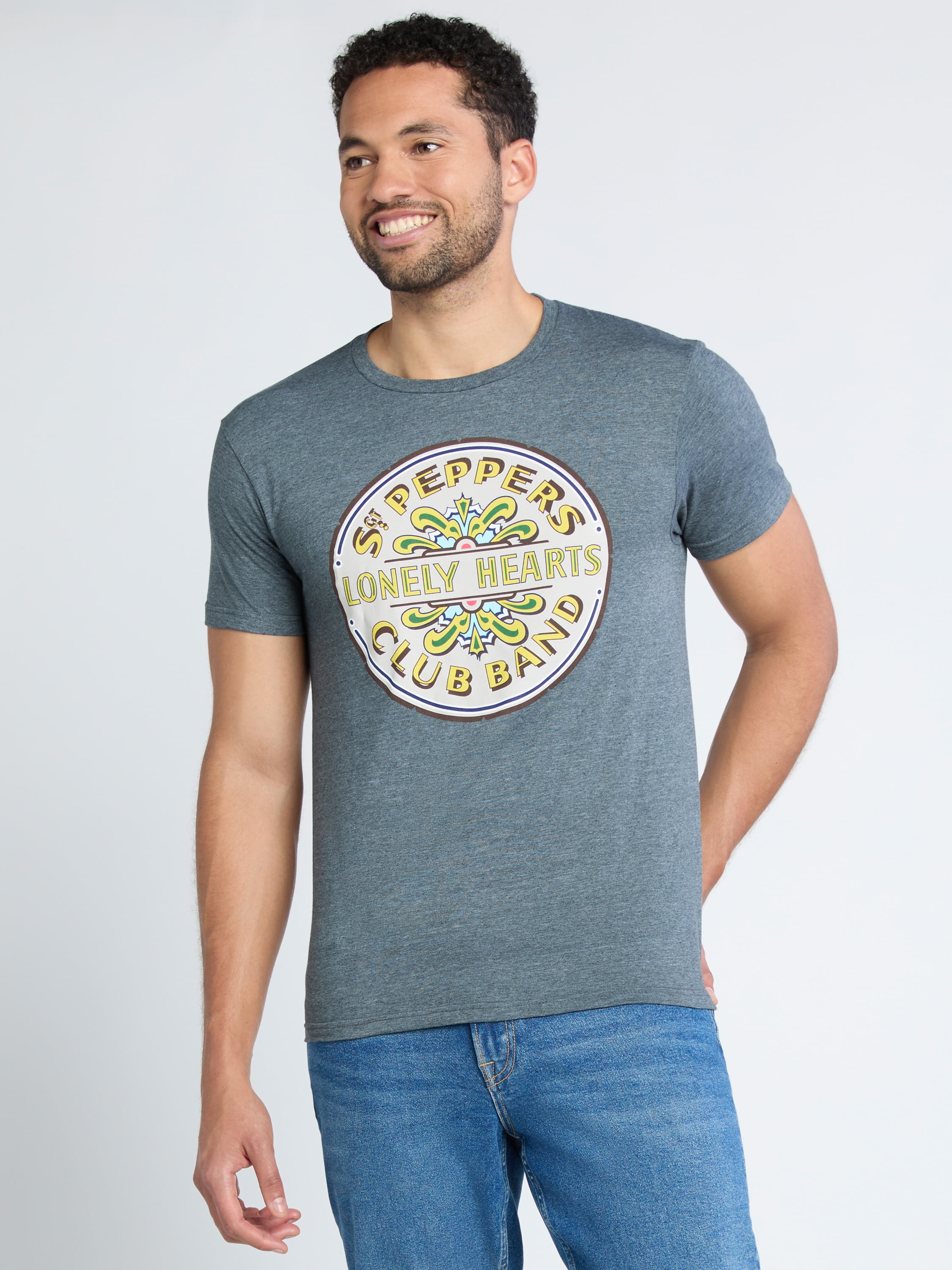 The Beatles Men's and Big Men's Graphic Tee Shirts, 2-Pack, Sizes S-3XL