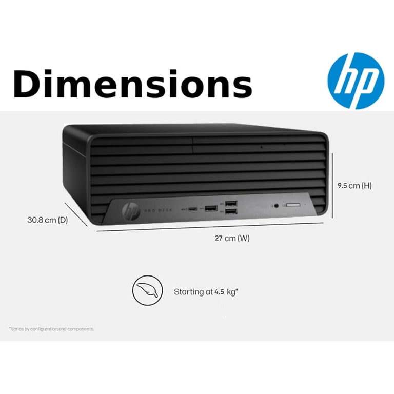 HP PC Desktop Intel Core I5-14400 16 GB RAM 256 GB SSD Windows 11 Pro B70z4at Prodesk Sff Nero 180w Psu P 444858 - Foto 3