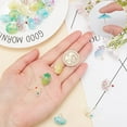 thumbnail image 6 of 1box 24pcs Resin Pendants with Golden Iron Findings 3D Umbrella with Heart White 19x22x22mm Hole: 2mm, 6 of 9