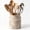 7.5"-rustic, variant on Rustic Utensil Holder for Kitchen Countertop - 7.6 inch Ceramic Utensil Crock Farmhouse Cooking Utensil Organizer for Spatula, Spoon (M-Rustic)