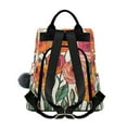 thumbnail image 2 of FORMRS Women's Travel Backpack Purse Anti-Theft Hidden Pockets Casual Shoulder Bag, Hand Drawn Floral, 2 of 7