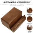 thumbnail image 3 of Vintage Style Desktop Vinyl Record Display Stand Household Office Use Wooden Display Rack, 3 of 8