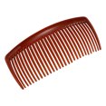 thumbnail image 4 of Unique Bargains Classic Side Clip Hair Comb Teeth Hair Combs Hair Clip Comb Plastic Brown, 4 of 6