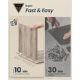 thumbnail image 3 of SONGMICS Home Litter Box Enclosure, Superfast Toolless Assembly, Cat Litter Box Furniture, Push-to-Open Doors, Indoor Cat House, Greige, 3 of 7
