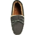 thumbnail image 7 of Norty Mens Genuine Leather Cowhide Suede Slippers - Moccasin Slip On Loafer 39863-11D(M)US Grey, 7 of 7