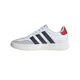 thumbnail image 2 of Adi-das Men's Barreda Tennis Sneaker - IH1228 - White/Navy Blue/Red/Grey, 2 of 5
