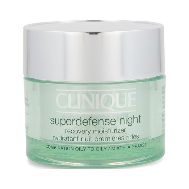 Crema Humectante De Noche Clinique Piel Grasa A Mixta Superdefense Night Recovery Moisturizer