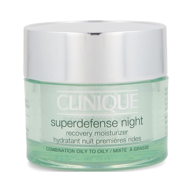 Crema Humectante De Noche Clinique Piel Grasa A Mixta Superdefense Night Recovery Moisturizer