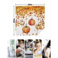 thumbnail image 4 of Orange Fall Cloth Napkins Set of 4 Reusable Dinner Napkins, Thanksgiving Pumpkins Maple Leaf Branch Cocktail Napkin Washable Table Napkins for Wedding/Holiday Party/Baby Shower 20"x20", 4 of 7