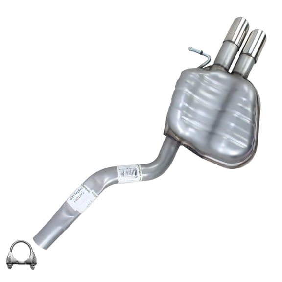 Northeastern Exhaust Rear Exhaust Muffler Fits 2005–2014 Volkswagen Jetta 2.5L & 2006–2010 Jetta 2.0L Turbo Sedan – Direct Fit | Stainless Steel