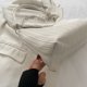 thumbnail image 4 of Bolsa Elegante de mano para axila de mano informal de cuero con perlas de hombro con cremallera sólida Sywqhk Para Estrenar, 4 of 9