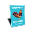 thumbnail image 3 of Rooster Crossing Novelty Decor, Metal Wall Sign - 10x14 Inches, 3 of 4