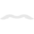 thumbnail image 4 of Ekena Millwork 72"W x 21"H x 1"P (7/12) Pitch Midway Architectural Grade PVC Gable Pediment, 4 of 5