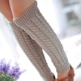 thumbnail image 3 of tredstone Exquisite Craft And Fine Stitching Best Leg Warmers For Fashionistas Uniform Leg Line Long Socks light grey 42cm 1Set, 3 of 6