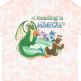 thumbnail image 4 of Inktastic Reading is Magical Dragon Green Dragon with Book T-Shirt, 4 of 5