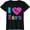 Black, variant on I love The 80'S T-Shirt 80's 90's costume Party Tee