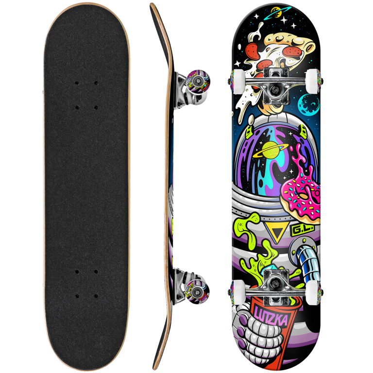 Learn with Lutzka Astronaut Skateboard by Roller Derby