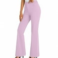 thumbnail image 3 of Oplxuo Women's Versatile Straight Dress Pants Elegant High Waisted Slacks Stretchy Business Casual Office Pants with Pockets, 3 of 7