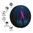 thumbnail image 4 of Kdxio Spare Tire Cover for RV Trailer, Waterproof Wheel Cover,Camper Spare Tire Cover Fit for Rv SUV Truck Travel Trailer 16 inch-Two Human Hands are Holds Pink Ribbon Awareness, 4 of 8