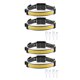 thumbnail image 4 of Sonducket Faro 3 modos COB faro IPX5 impermeable Sensor de movimiento diadema cabeza lámpara manos libres seguridad blanco noche linterna Type2 NO2, 4 of 6
