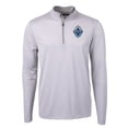 thumbnail image 2 of Men's-Cutter & Buck  Gray Vancouver Whitecaps FC Big & Tall Virtue Eco Pique Micro Stripe Recycled Quarter-Zip Top, 2 of 3