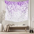 thumbnail image 5 of Purple Polka Dot Tapestry for Bedroom Wall Hanging Tapestry, Abstract Modern Art Dots Watercolor Ceiling Backdrop Tapestries Poster Blanket Wall Decor for Teens Room Living Room Dorm 55" x 73", 5 of 8