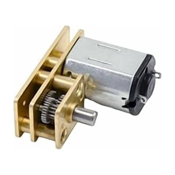 CHANCS Mini U-Typ Inversion Gear Short Output Shaft Motor N20 DC 12V 60RPM Speed Reduction Gear Box Motor for RC Robot Model DIY