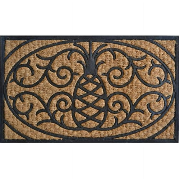 Pineapple Design Door Mat