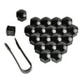 thumbnail image 1 of VONKY 20 Pieces Car Wheel Nut Caps Universal Exterior Anti-rust Auto Hub Screw Cover Dust-proof Automobile Tire Protector Black 19mm 1Set, 1 of 6